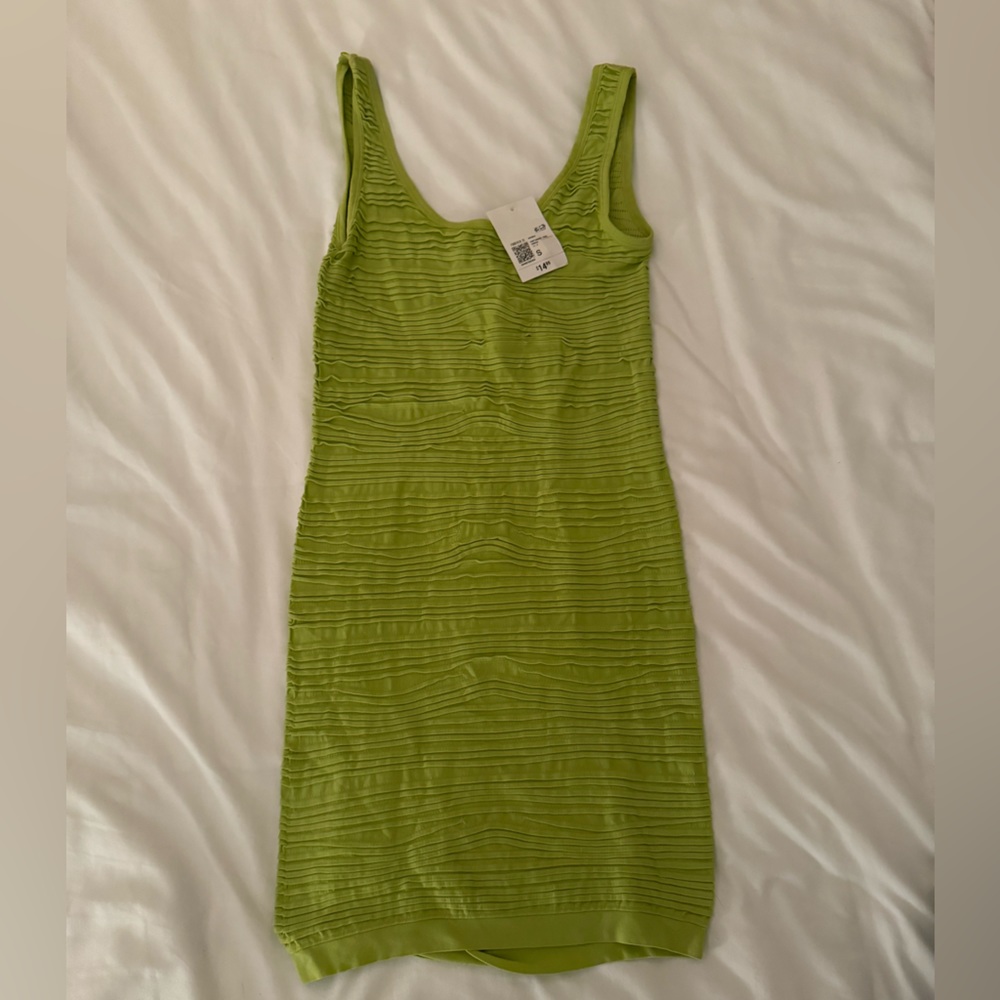 NWT Light Green Mini Bodycon Dress
